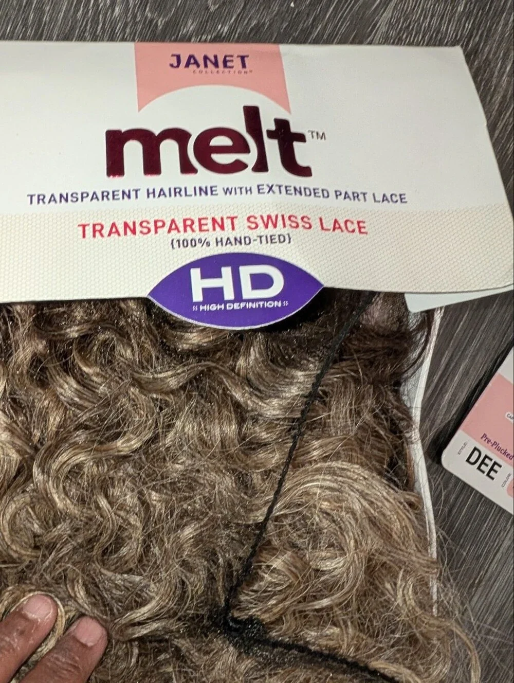 HD Melt Extended Part DEE Lace Front Wig
